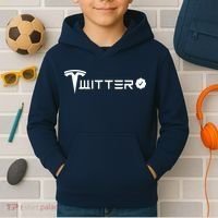 Twitter Combined Logo Kids Hoodie thumb 2