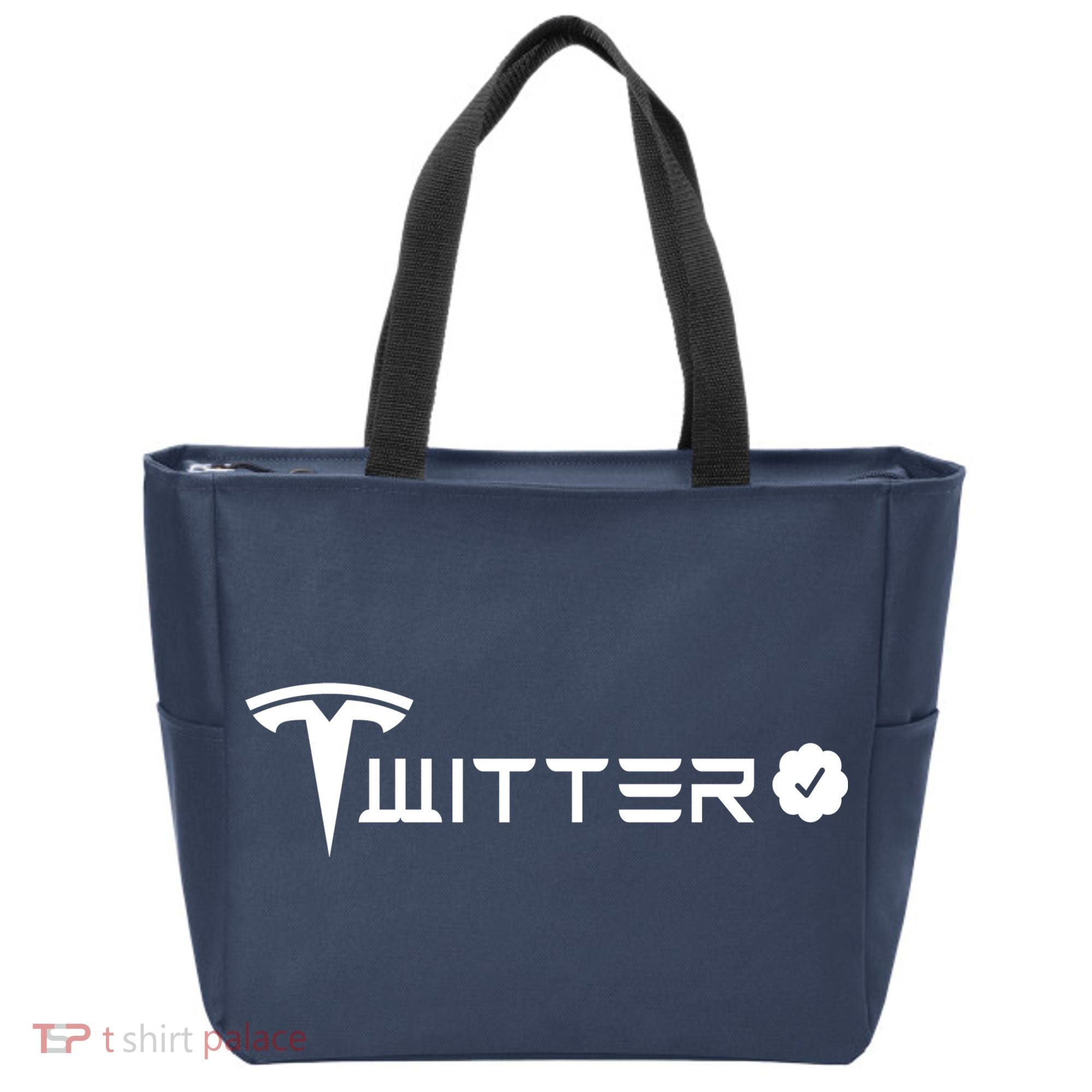 Twitter Combined Logo Tote Bag