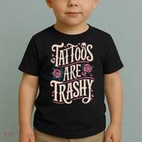 Tattoos Are Trashy Toddler T-Shirt thumb 2