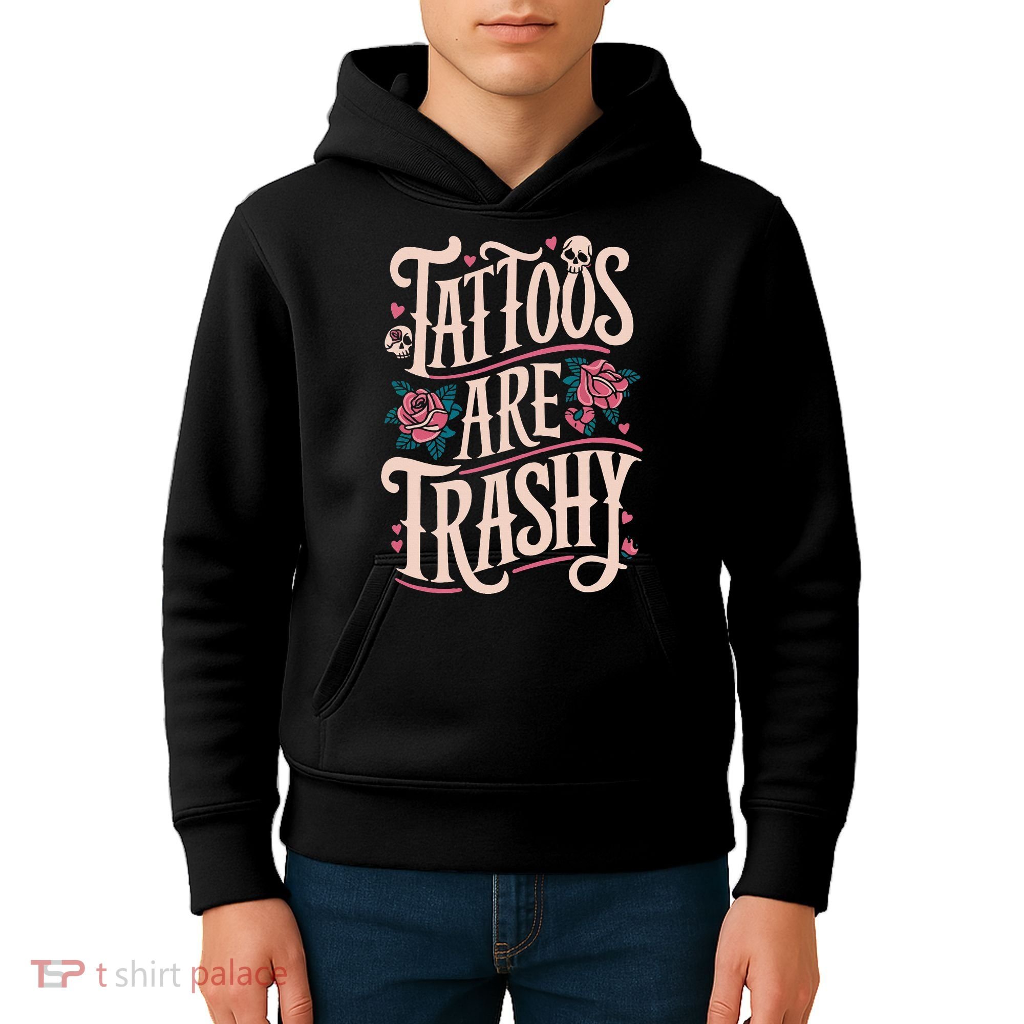 Tattoos Are Trashy Kids Hoodie