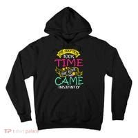 The Adoption Took Time The Love Came Instantly Tall Hoodie thumb 0