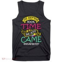 The Adoption Took Time The Love Came Instantly Tank Top thumb 0