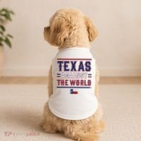 Texas Against The World Doggie Tank thumb 2
