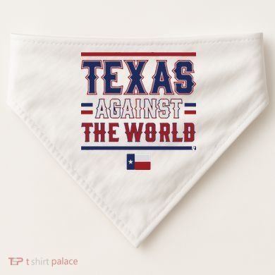 Texas Against The World USA-Made Doggie Bandana