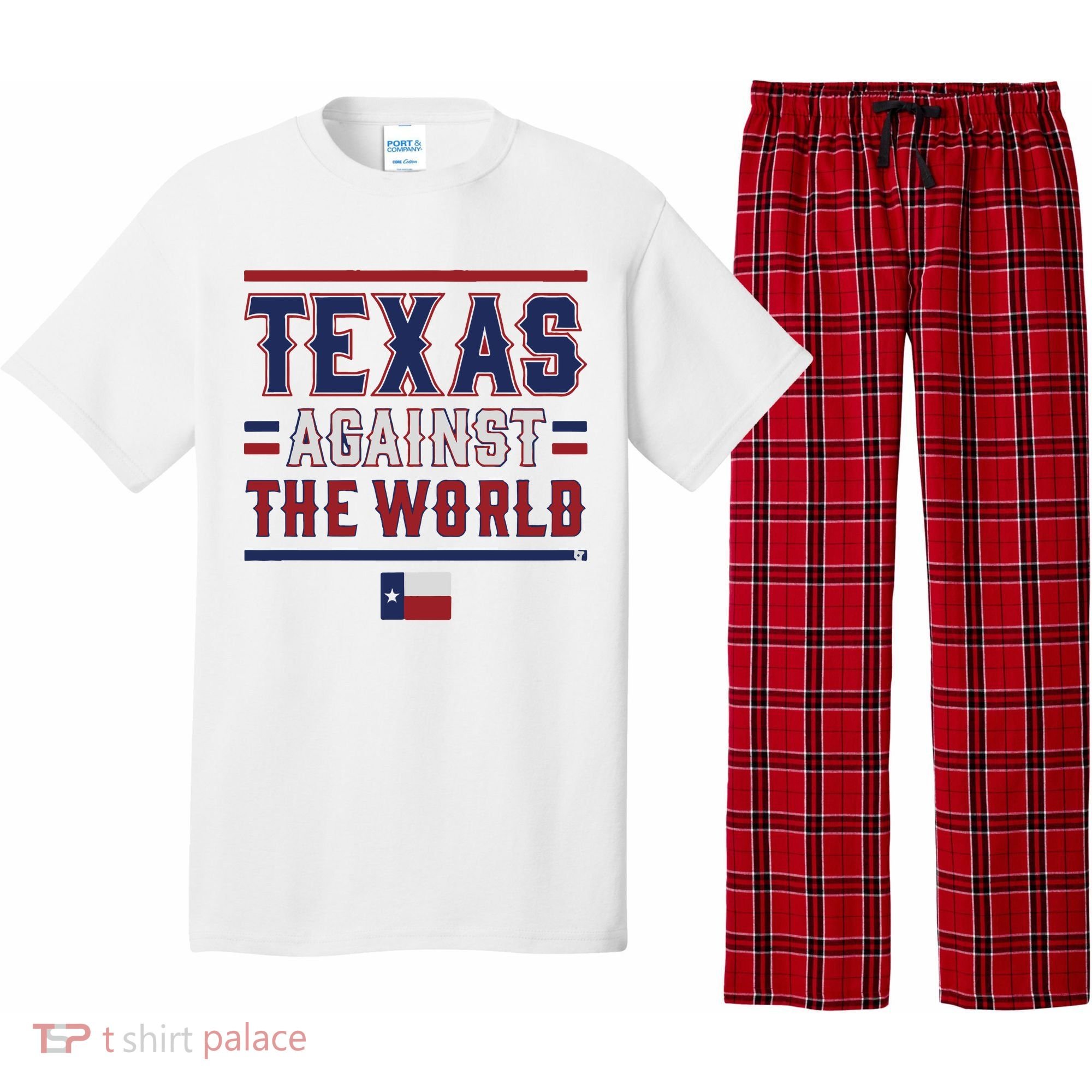 Texas Against The World Pajama Set