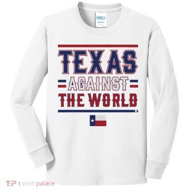 Texas Against The World Kids Long Sleeve Shirt
