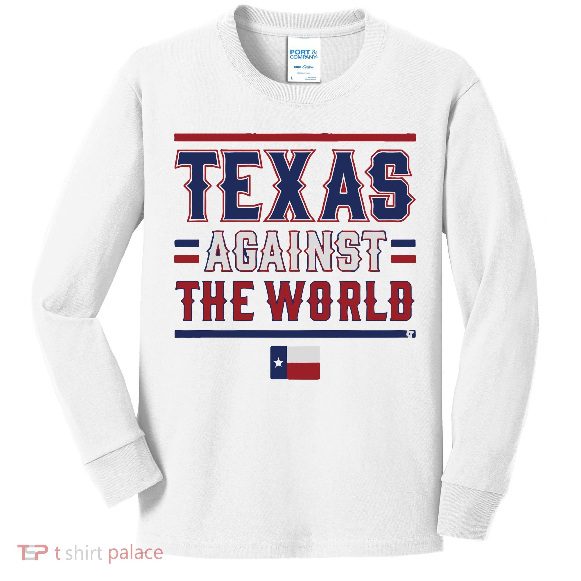 Texas Against The World Kids Long Sleeve Shirt