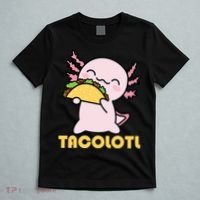 TACOLOTL Axolotl Taco Lover Kawaii Cute Mexican Axolotl T-Shirt thumb 5