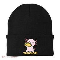 TACOLOTL Axolotl Taco Lover Kawaii Cute Mexican Axolotl Beanie thumb 0