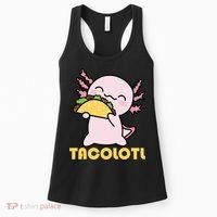 TACOLOTL Axolotl Taco Lover Kawaii Cute Mexican Axolotl Women's Tank Top thumb 0