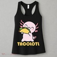TACOLOTL Axolotl Taco Lover Kawaii Cute Mexican Axolotl Women's Tank Top thumb 3