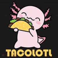 TACOLOTL Axolotl Taco Lover Kawaii Cute Mexican Axolotl Women's Tank Top thumb 5