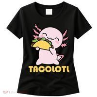TACOLOTL Axolotl Taco Lover Kawaii Cute Mexican Axolotl Women's T-Shirt thumb 0