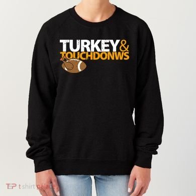 Turkey And Touchdowns Women's Sweatshirt