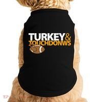 Turkey And Touchdowns Doggie Tank thumb 0