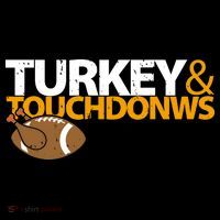 Turkey And Touchdowns Button thumb 1