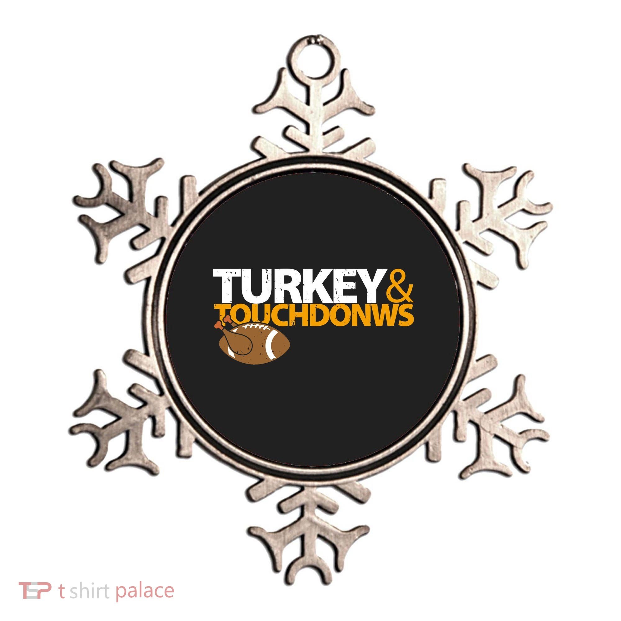 Turkey And Touchdowns Ornament