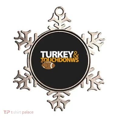 Turkey And Touchdowns Ornament