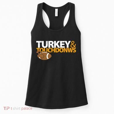 Turkey And Touchdowns Women's Tank Top