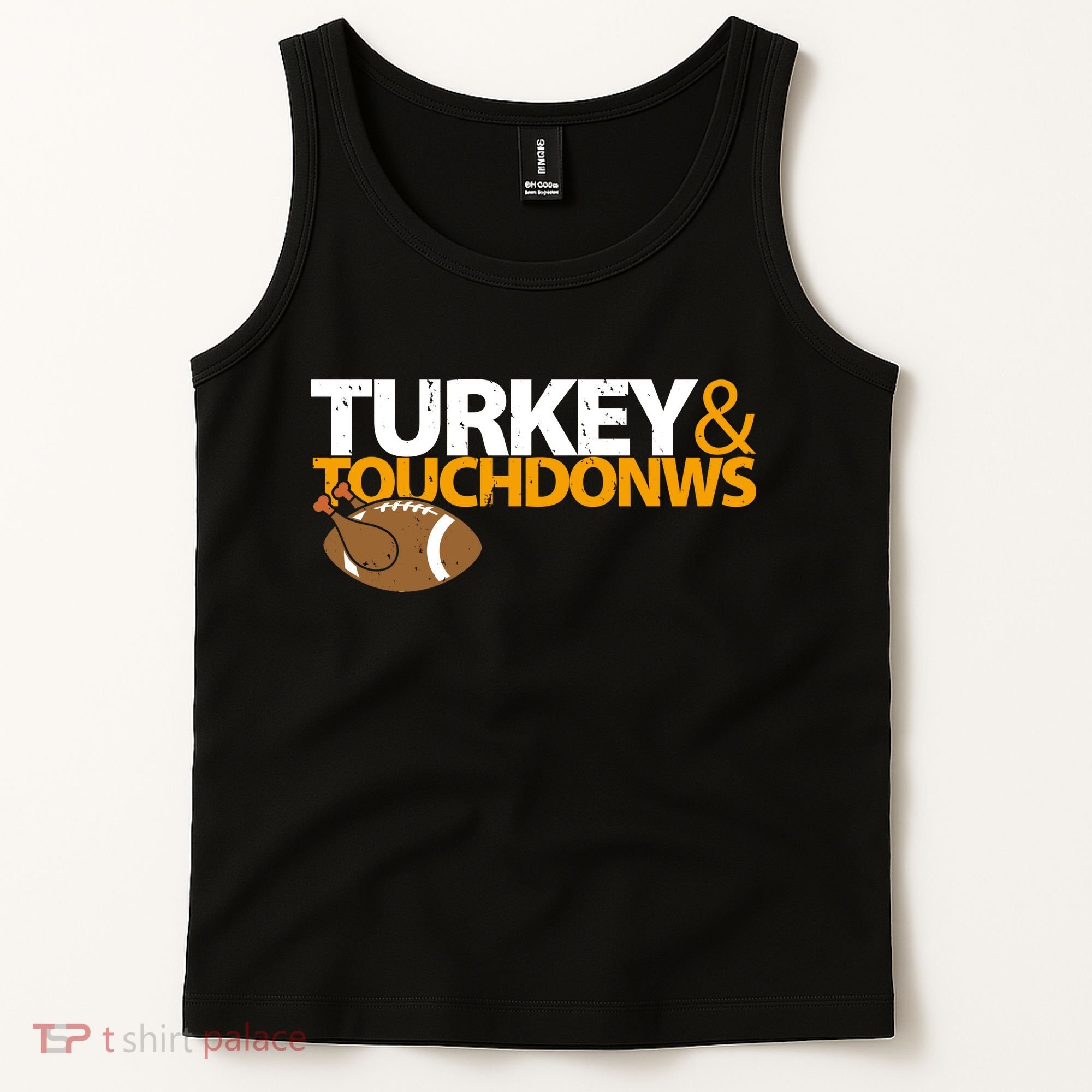 Turkey And Touchdowns Tank Top