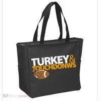 Turkey And Touchdowns Tote Bag thumb 2