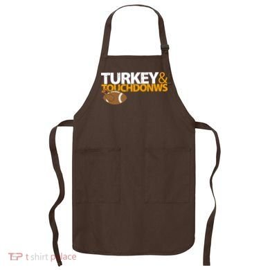 Turkey And Touchdowns Apron