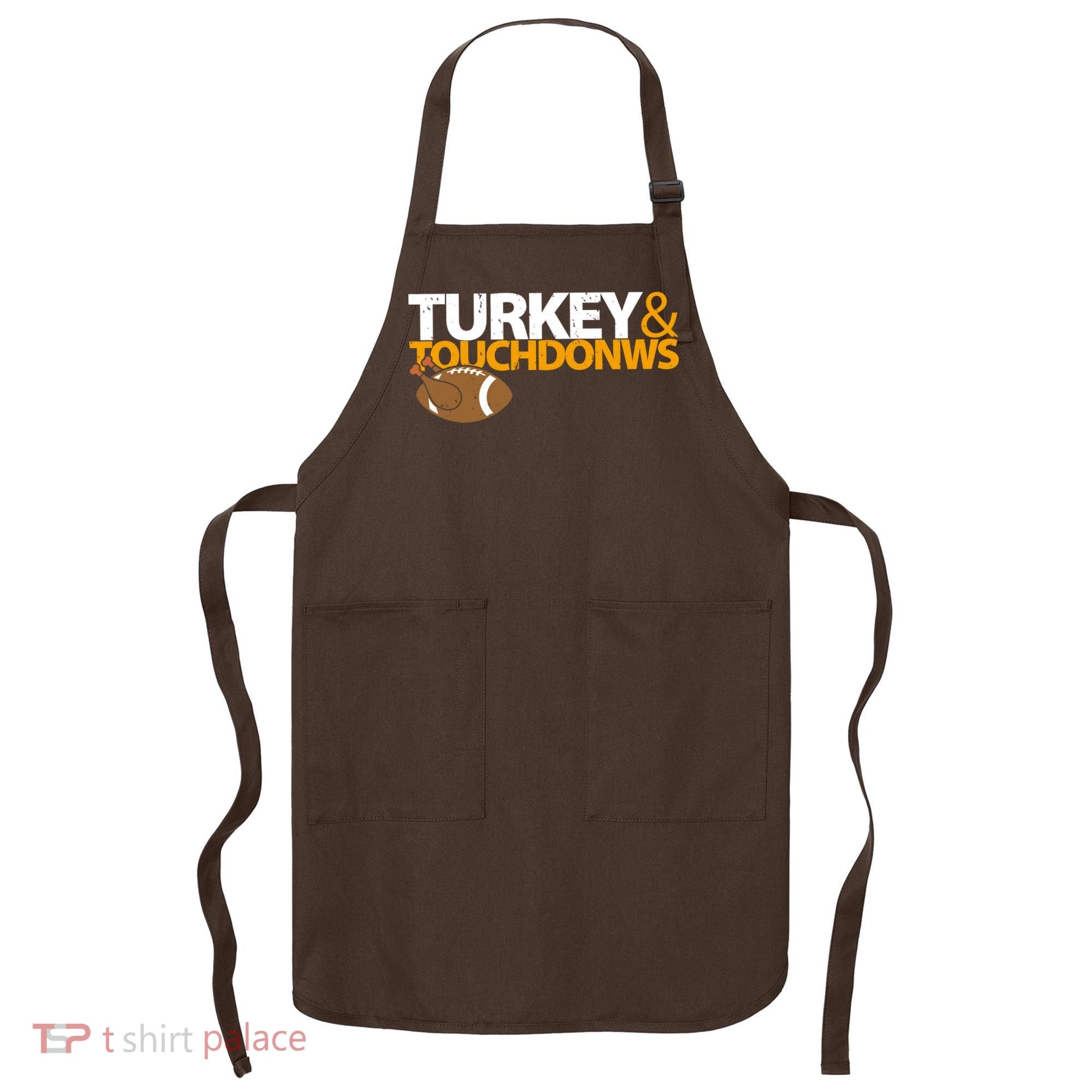 Turkey And Touchdowns Apron