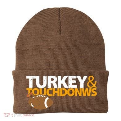 Turkey And Touchdowns Beanie