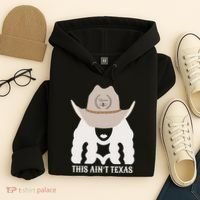 This Ain’T Texas Cowgirl Queen Bee Silhouette Texas Holdem Hoodie thumb 4