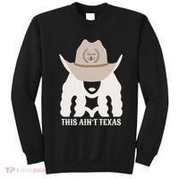 This Ain’T Texas Cowgirl Queen Bee Silhouette Texas Holdem Sweatshirt thumb 0