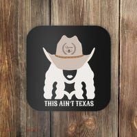 This Ain’T Texas Cowgirl Queen Bee Silhouette Texas Holdem Coaster thumb 0