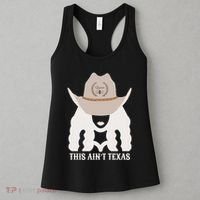 This Ain’T Texas Cowgirl Queen Bee Silhouette Texas Holdem Women's Tank Top thumb 3