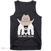 This Ain’T Texas Cowgirl Queen Bee Silhouette Texas Holdem Tank Top thumb 0