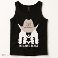 This Ain’T Texas Cowgirl Queen Bee Silhouette Texas Holdem Tank Top thumb 2