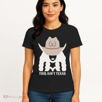 This Ain’T Texas Cowgirl Queen Bee Silhouette Texas Holdem Women's T-Shirt thumb 4