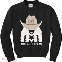 This Ain’T Texas Cowgirl Queen Bee Silhouette Texas Holdem Kids Sweatshirt thumb 0