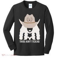 This Ain’T Texas Cowgirl Queen Bee Silhouette Texas Holdem Kids Long Sleeve Shirt thumb 0