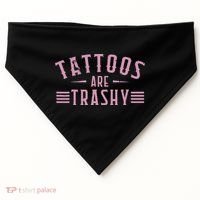 Tattoos Are Trashy Tattoo Meme Lover Tattoos USA-Made Doggie Bandana thumb 0