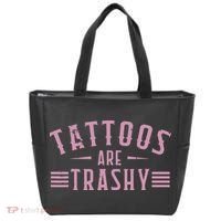 Tattoos Are Trashy Tattoo Meme Lover Tattoos Tote Bag thumb 0