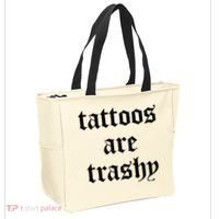 Tattoos Are Trashy Tote Bag thumb 2
