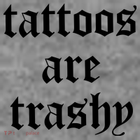 Tattoos Are Trashy Toddler Hoodie thumb 2