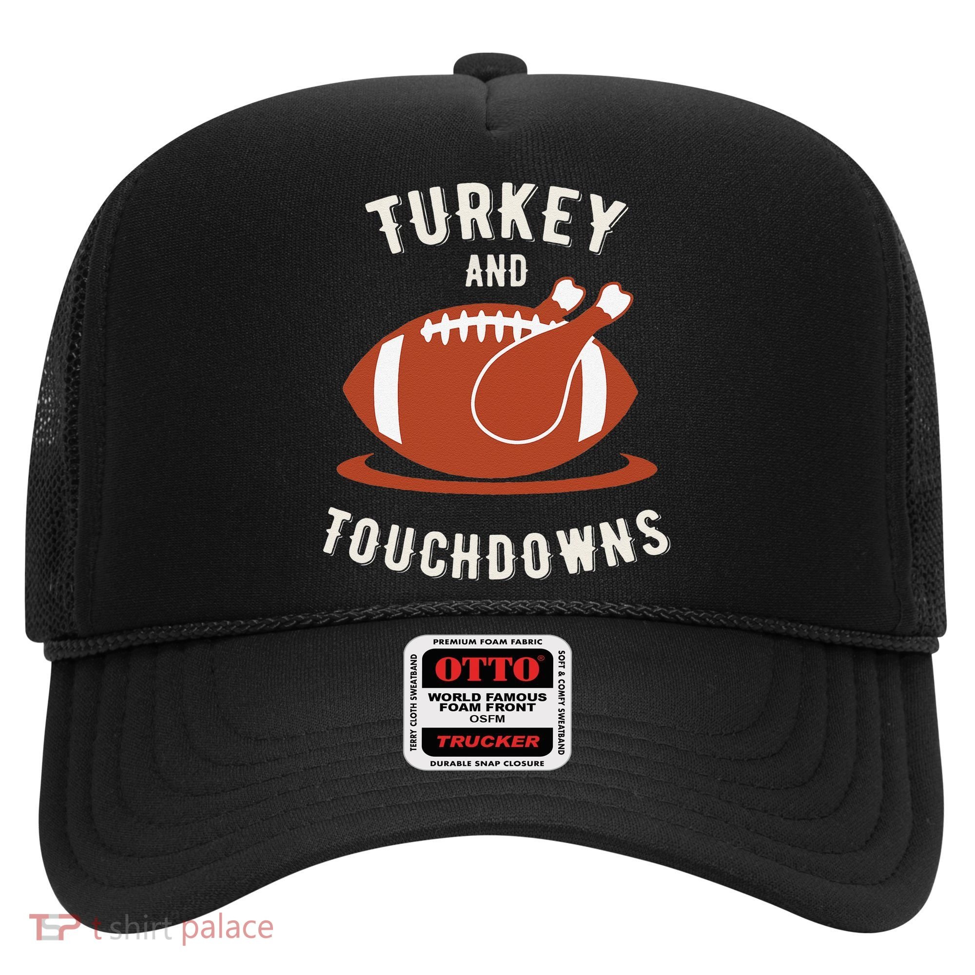 Turkey And Touchdowns Funny Thanksgiving Hat