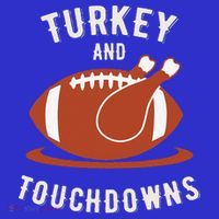 Turkey And Touchdowns Funny Thanksgiving Tank Top thumb 6
