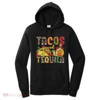 Tacos And Tequila Funny Drinking Taco Mexican Food Lover Women's Hoodie thumb 0