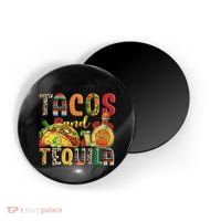 Tacos And Tequila Funny Drinking Taco Mexican Food Lover Magnet thumb 0