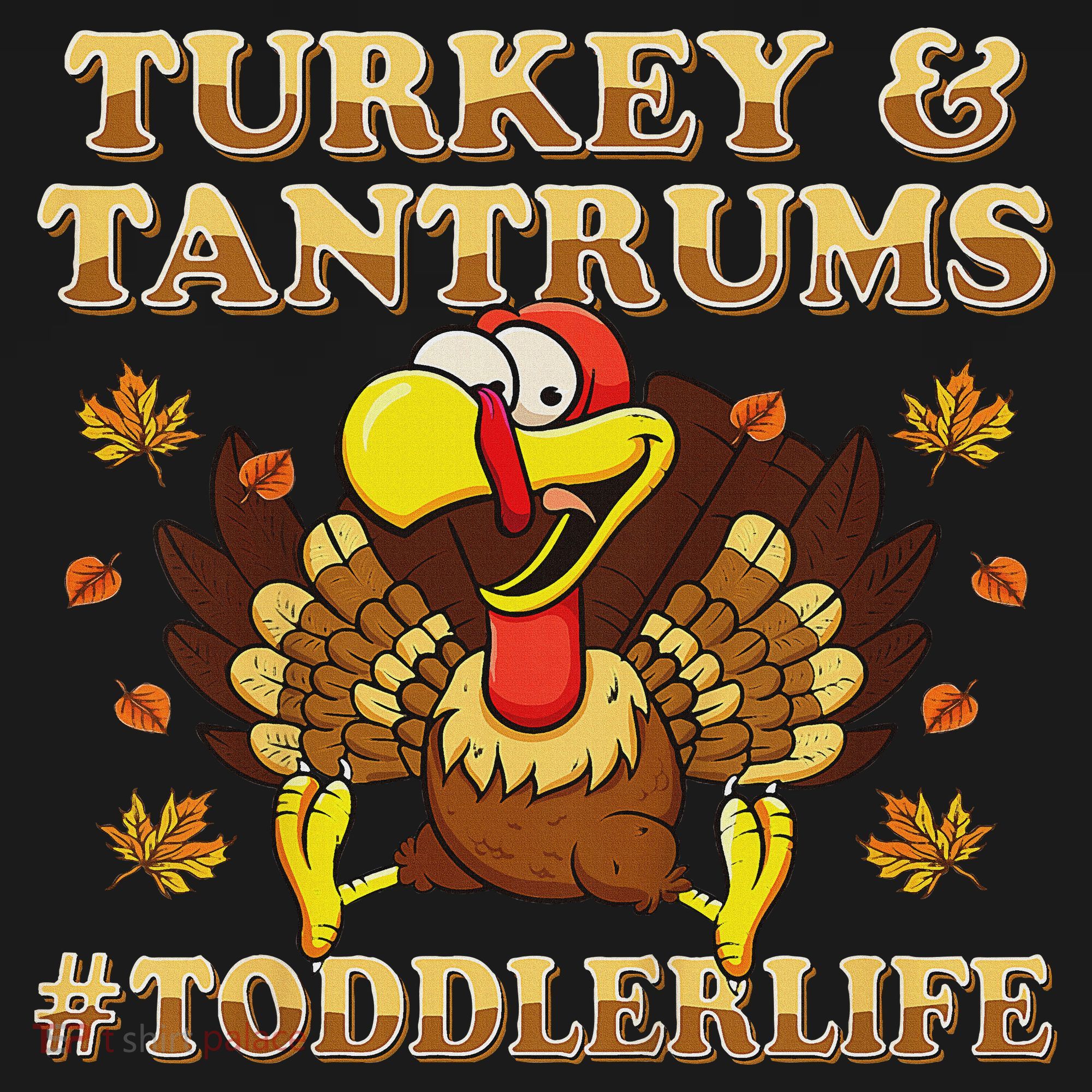 Turkey And Tantrums Life Funny Thanksgiving Women's Hoodie