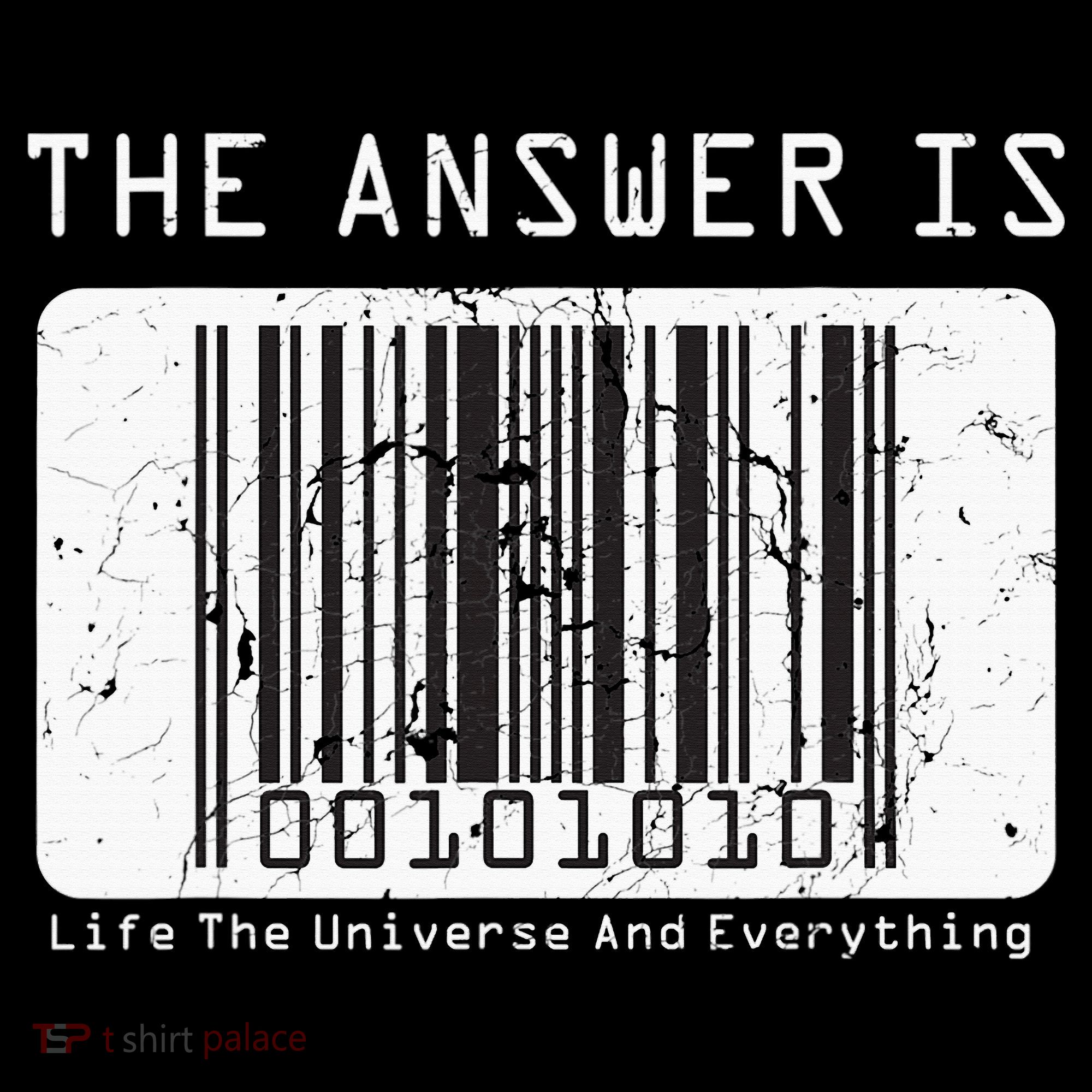 The Answer to Life The Universe and Everything in barcode Baby Bodysuit