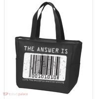 The Answer to Life The Universe and Everything in barcode Tote Bag thumb 3