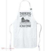 Thinking About The Roman Empire Funny Rome Meme Dad Joke Apron thumb 0