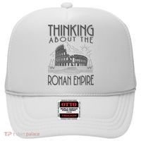 Thinking About The Roman Empire Funny Rome Meme Dad Joke Hat thumb 0